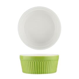 Салатник соусник для подачи 400 мл d 12 см h5,5 см круглый зеленый Рамекин фарфор P.L. [6]