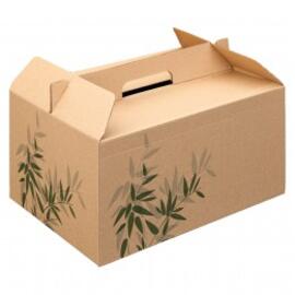 Коробка картонная Feel Green для еды на вынос, 24,5*13,5*12 см, 1 шт, Garcia de Pou