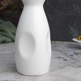 Соусник 250 мл бутылочка для соевого соуса, саке d 6,3 см h14,5 см белый фарфор NEW P.L. [6]