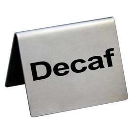 Табличка "Decaf" 5*4 см, сталь, P.L. Proff Cuisine