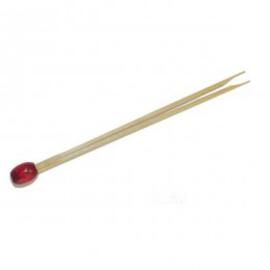 Пика "Красная жемчужина" с раздвоенным кончиком 8 см, бамбук, 100 шт, Garcia de Pou