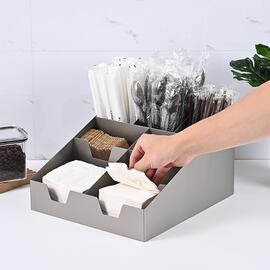 Станция диспенсер для кофейных аксессуаров 28*31*16 см нерж. P.L. Barbossa