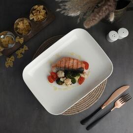 Блюдо прямоугольное 29,7*21,8 см h4,8 см 1575 мл без борта Fine Plus Noble [1]