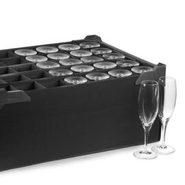 Ящик для хранения посуды для напитков 24 ячейки (d 8 см h20 см) 54*37,3*22,5 см B'Guys P.L. Barbossa