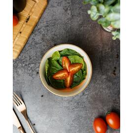Салатник 360 мл d 12,8 см h5,5 см оранжевый фарфор "The Sun Eco" P.L. Proff Cuisine [6]
