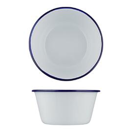 Салатник 1250 мл d 17,5 см h8 см Blue Rim эмалированая сталь SUNNEX [1]