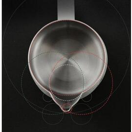 Питчер молочник 600 мл h11 см RACER PITCHER LATTE ART белый матовый нерж. ZeroHero