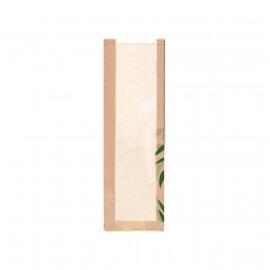 Пакет Feel Green для хлеба с окном 14+4*48 см, крафт-бумага, 250 шт/уп, Garcia de Pou