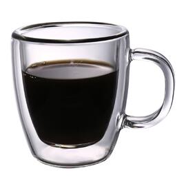 Чашка для кофе 50 мл набор 2 шт. двойные стенки термостекло P.L. Proff Cuisine [1]