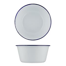 Салатник 1500 мл d 18,6 см h9,4 см Blue Rim эмалированая сталь SUNNEX [1]