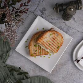 Тарелка 20*20 см h2,4 см квадратная белая фарфор NEW P.L. Proff Cuisine [4]