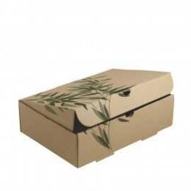 Коробка Feel Green для еды на вынос, 26*18*7 см, гофр.картон, Garcia de PouИспания