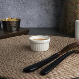 Соусник  30 мл d 5 см h2,8 см круглый Рамекин белый фарфор Fine Plus Noble [1]