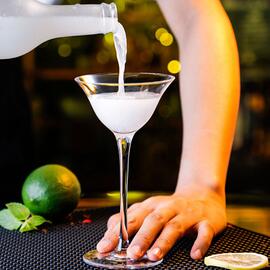 Бокал для коктейля 130 мл "Lotus" Cocktail Week P.L. [6]