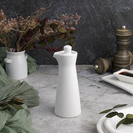 Соусник 150 мл бутылочка для соевого соуса белый фарфор P.L. Proff Cuisine [6]