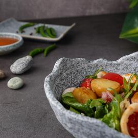 Салатник 290 мл 17*14 см h6,5 см Stone Crush Untouched Taiga P.L. Proff Cuisine [1]