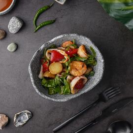 Салатник 290 мл 17*14 см h6,5 см Stone Crush Untouched Taiga P.L. Proff Cuisine [1]