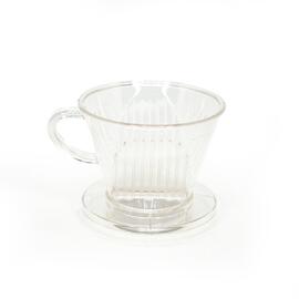 Воронка фильтр для заваривания кофе, пуровер (дриппер) 2-4 чашки стекло P.L.- Barbossa