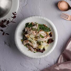 Салатник 200 мл d 17,5 см h7 см плоский White Moon P.L. Proff Cuisine [2]