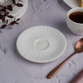 Блюдце d 12 см h1,8 см кофейное для чашки арт. 81222584 Frost White Moon P.L. Proff Cuisine [6]