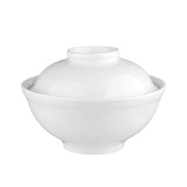 Бульонница мисосупница 450 мл d 15,3 см h10,5 см с крышкой белая фарфор P.L. Proff Cuisine [3]