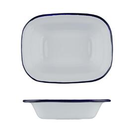 Блюдо для подачи 16*12 см h4 см 250 мл Blue Rim эмалированая сталь SUNNEX [1] 