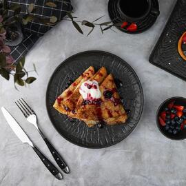 Тарелка d 23 см Black Raw Wood P.L. Proff Cuisine [6]