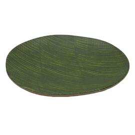 Блюдо 20,5*3 см круглое Green Banana Leaf пластик меламин P.L. Proff Cuisine