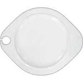 Тарелка 27,5*22,5 см овальная фуршетная с выемкой белая фарфор P.L. Proff Cuisine [6]