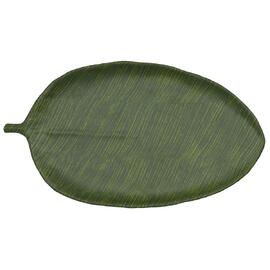 Блюдо 53,5*29*3 см овальное Лист Green Banana Leaf пластик меламин P.L. Proff Cuisine