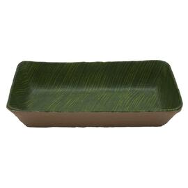 Салатник 1100 мл 26,5*16,2*6,2 см прямоуг. Green Banana Leaf пластик меламин P.L. Proff Cuisine