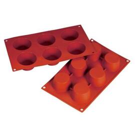 Форма силиконовая P.L. Proff Cuisine "Маффин" 6 ячеек d 70 мм, h 35 мм (30*17,5 см)
