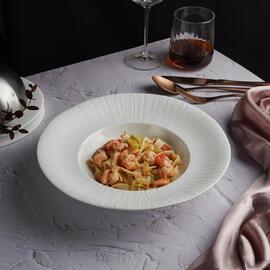 Тарелка глубокая 420 мл d 28 см h6,3 см Frost White Moon P.L. Proff Cuisine [3]