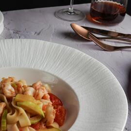 Тарелка глубокая 420 мл d 28 см h6,3 см Frost White Moon P.L. Proff Cuisine [3]