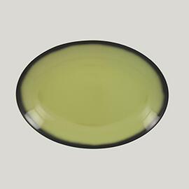 Блюдо овальное RAK Porcelain LEA Light green (зеленый цвет) 26 см