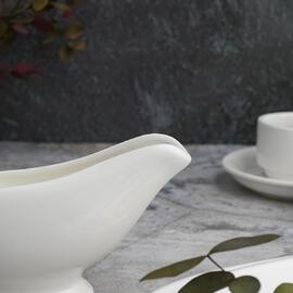 Соусник 125 мл 15,2*4,9 см с ручкой белый фарфор P.L. Proff Cuisine [8]