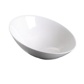 Салатник 125 мл 13,8*13,2 см h6,4/2,5 см скошенный белый фарфор NEW P.L. Proff Cuisine [6]