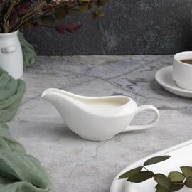 Соусник 100 мл 14,2*5,5 см с ручкой белый фарфор P.L. Proff Cuisine [10]