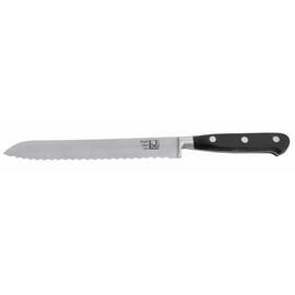 Нож для хлеба 20 см волнистое лезвие кованый ECO-Line черная ручка P.L. - Proff Chef Line