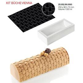 Форма кондитерская Silikomart KIT BUCHE VIENNA, силикон, 25*9*7 см, Италия