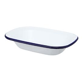 Блюдо для подачи 18*13 см h4 см Blue Rim эмалированая сталь SUNNEX [1]