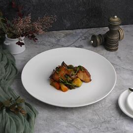 Тарелка d 31 см без борта белая фарфор P.L. Proff Cuisine [3]