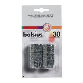 Подставки Bolsius фольгированные для свечей в подсвечниках, 30 шт/уп