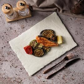 Блюдо прямоугольное 34*24*1 см Elephant Ivory P.L. Proff Cuisine [3]