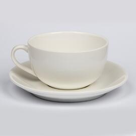 Чайная пара 300 мл белая d 10,5 см h6 см Barista (Бариста) фарфор P.L. Proff Cuisine [4]