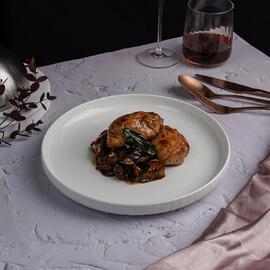 Тарелка с бортом d 25,6 см h3,3 см Frost White Moon P.L. Proff Cuisine [2]