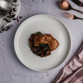 Тарелка с бортом d 25,6 см h3,3 см Frost White Moon P.L. Proff Cuisine [2]