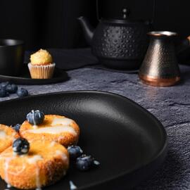 Блюдо овальное 26,5*20 см h4,5 см Smooth Black Raw Stellar P.L. Proff Cuisine [3]