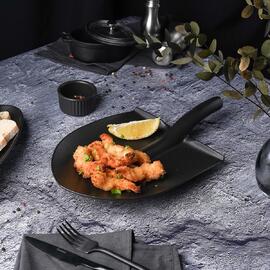 Блюдо "Лопата" 35,5*20*3,6 см черное Black Raw Stellar P.L. Proff Cuisine [1]