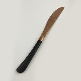 Нож столовый "Provence" медное матовое PVD покрытие черная ручка P.L. Proff Cuisine